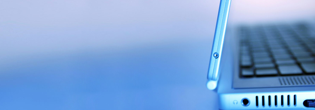 Close up of a laptop